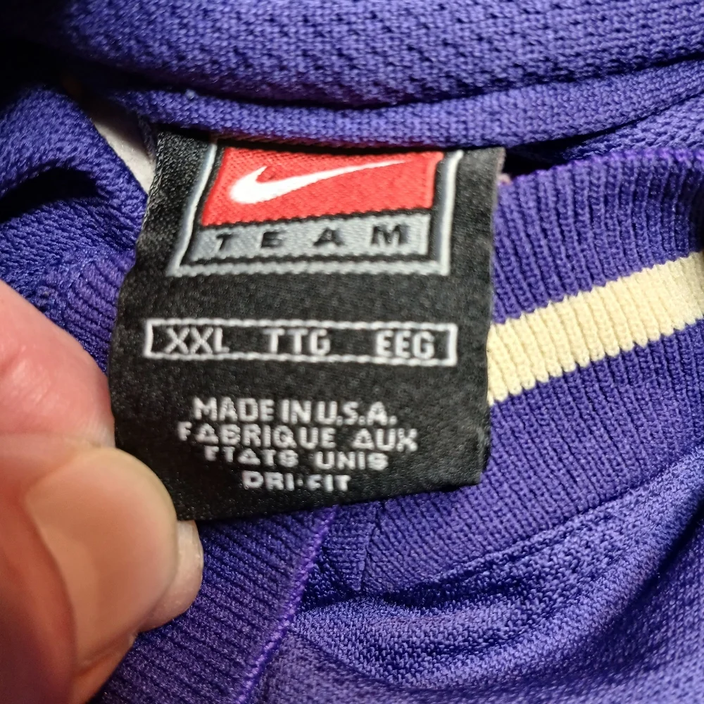 Vtg Made In USA Nike Team Center Swoosh U Of Washington Pullover Sweatshirt XXL - Picture 9 of 10